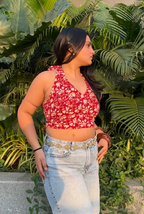 Halter neck top side 